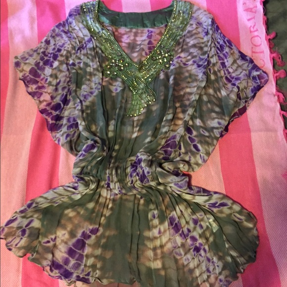 Kareena's Trends Tops - Kareena's Trends 100% hand dyed&hand crafted‎ tunic